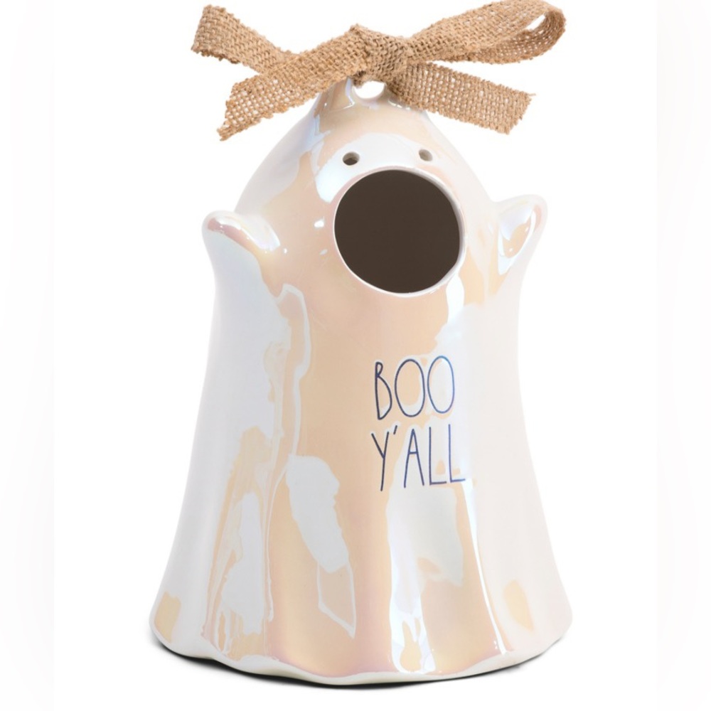 Rae Dunn Too Cute to Spook Luster Birdhouse